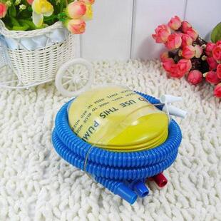 圆形塑料迷你充气打 气球充气筒 直销新款 小号便携简易脚踩打气筒