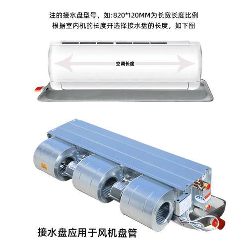 漏雨接水神器空调壁挂冷气室内机漏水滴水接水盘带排水冷式空调接