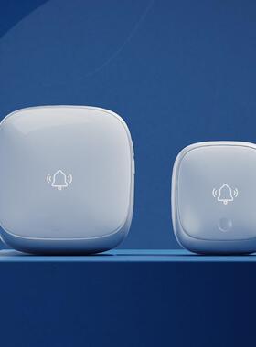 博颖B111一拖一自发电门铃无线家用叮咚智能防水音乐无线闪光门铃