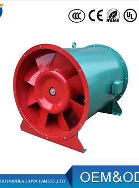 消防排烟风机耐高温 HTF 单速轴流式地下车库消防通风排烟设备