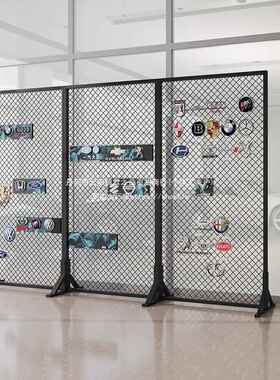 会展活动网格展屏示架落地风隔断店架形网架菱OIO铁立式饰品铁丝