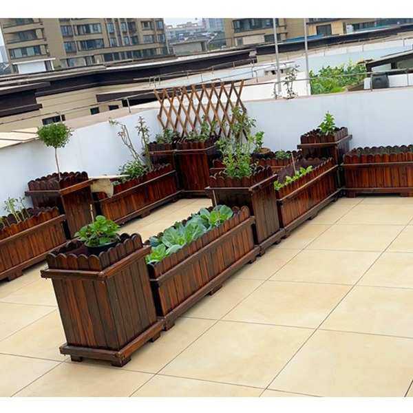 户外防腐木花箱工程碳化实木花盆阳台种菜盆大号花槽庭院种植箱,鲜花速递/花卉仿真/绿植园艺,花盆,淘宝优惠券,粉丝福利购,淘宝优惠卷