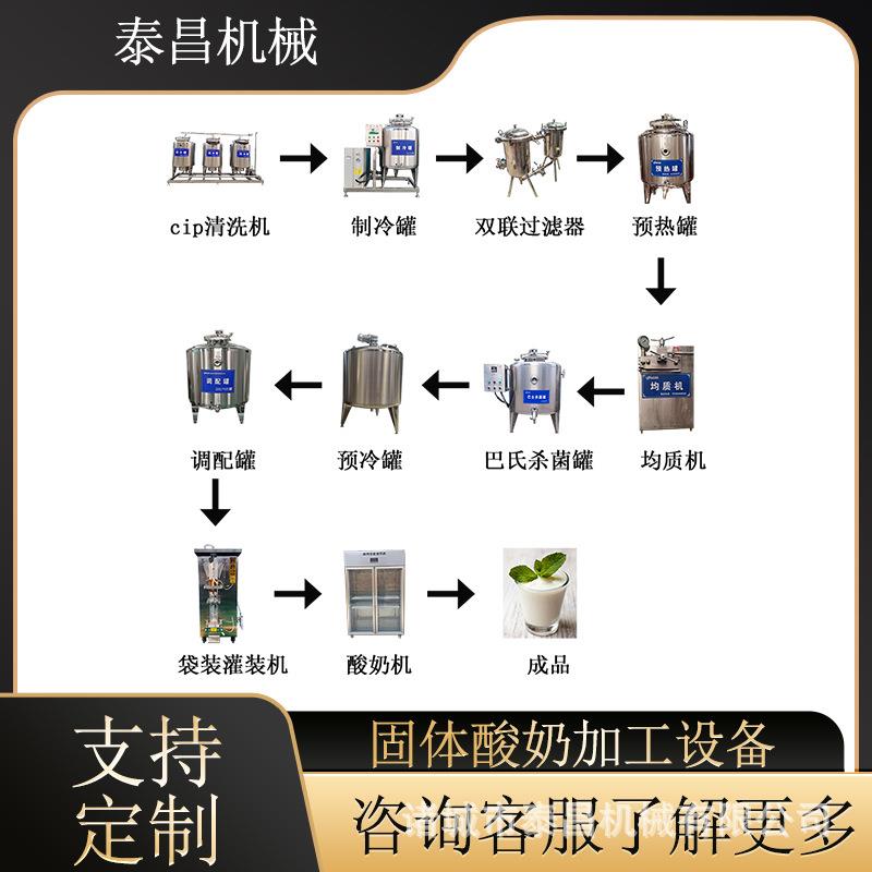 固体酸奶加工设备希腊酸奶全套生产线液体酸奶发酵罐驼奶生产设备