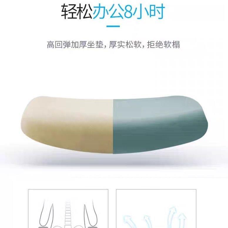 新见详情品办脑公椅电椅家用护腰体会网椅白色职员椅人工学转椅议