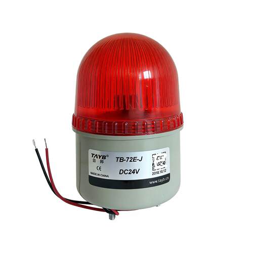 原装台邦TAYB警示灯/小型报警灯TB-72E-J DC24V普通灯泡 带声音