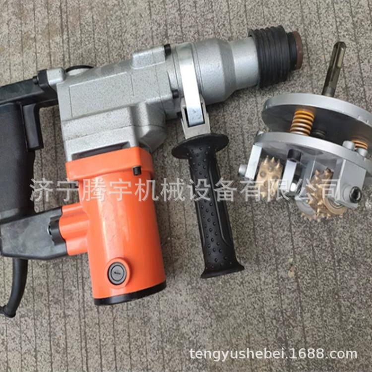 花岗岩凿毛机石材加工工具角磨机打荔枝面合金滚轮凿毛机