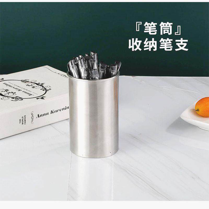 烧烤签子收纳盒不锈钢筒塑料竹签桶圆筒烧烤针签桶签筒回收铁签筒