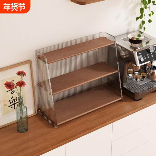 杯子收纳置物架桌面水杯架餐桌吧台家用茶杯架马克杯厨房实木架子