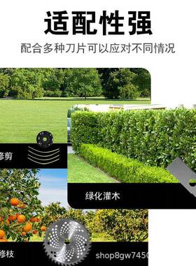 电动割草机大GCC功坪率电锂打草机用小型手持除草机家除草工具草