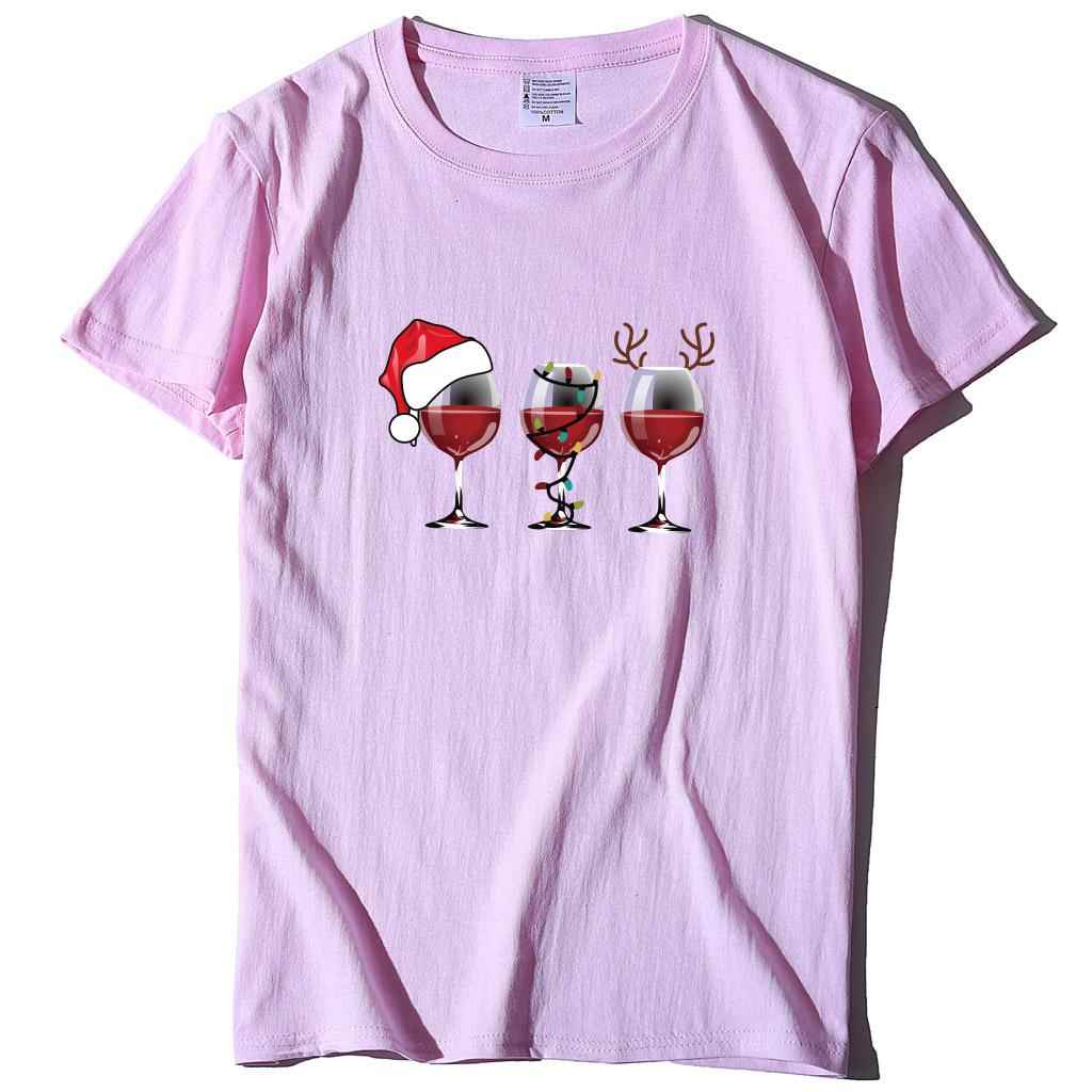 T-shirt Wine Womens Glass Hat T-shirt Womens Womens Fashion