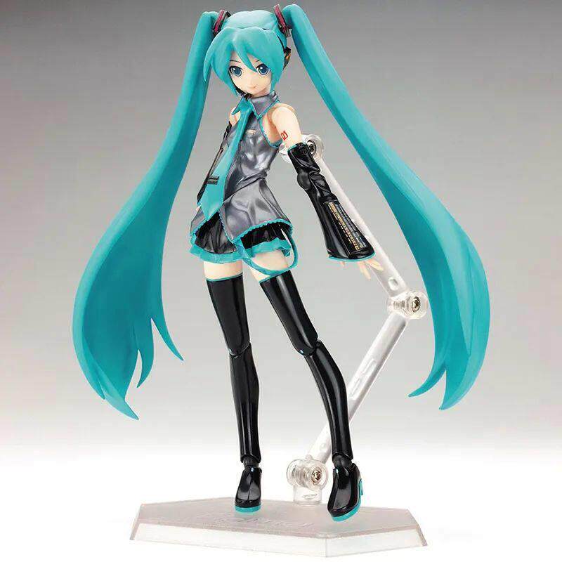 Anime FIGMA Hatsune Miku Action Figures Movable Joints Conta