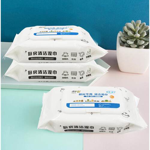 Kitchen Wipes for Cleaning Range Hoods and Stoves, Powerful