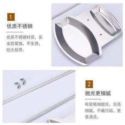 Stainless steel thickened pot cover rack multifunctional