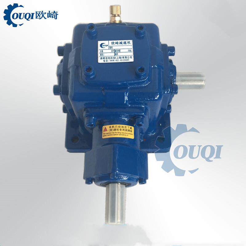 T8-1:1-1-R转向箱T8转向器90度直角伞齿轮传动齿轮箱十字转向器