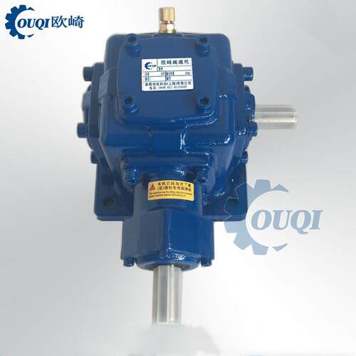 T8-1:1-1-R转向箱T8转向器90度直角伞齿轮传动齿轮箱十字转向器