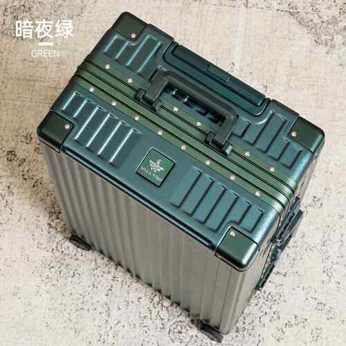 高档玖索PC铝行李箱26寸28万行轮框拉杆箱女24寸20旅箱子密码皮向