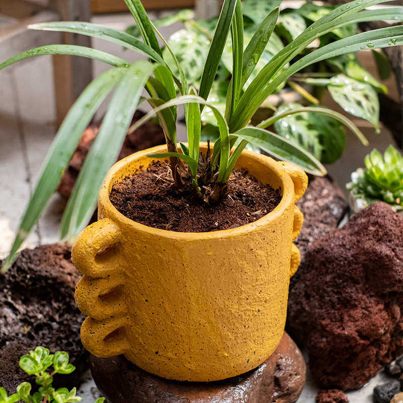 水泥花盆花器多肉植物盆干花插花花瓶客厅装饰素雅摆件侘寂风,鲜花速递/花卉仿真/绿植园艺,花盆,淘宝优惠券,粉丝福利购,淘宝优惠卷