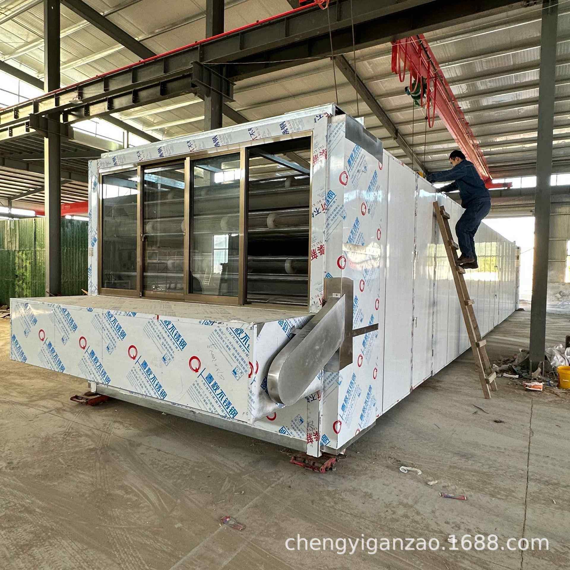 网带式菊花杀青烘干设备 中药材五味子 中草药 金银花 茶叶烘干机