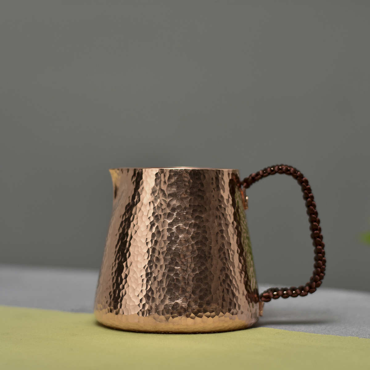 纯铜手工功夫茶具 加厚紫铜分茶器公道杯