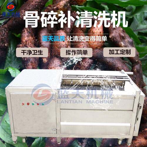 骨碎补清洗机 骨碎补毛滚去皮清洗机 肉碎补石碎补崖姜清洗设备