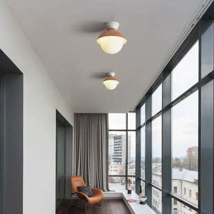 北欧小清新过道玄关灯楼梯间吸顶灯现代简约衣帽间阳台创意吸顶灯