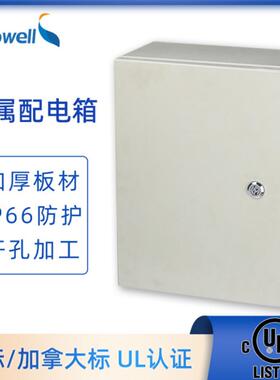 户外IP66防水配电柜密封配电箱UL认证冷轧钢板电源基业箱