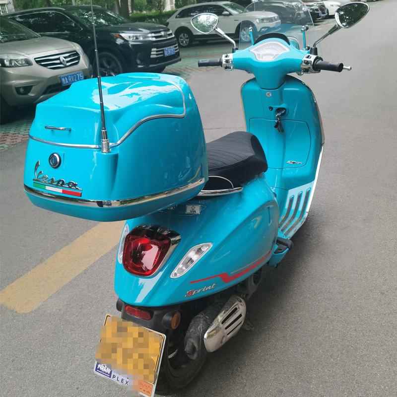 适用维斯帕150冲刺机车尾箱gts300Vespa覆古后备箱尾架后货架