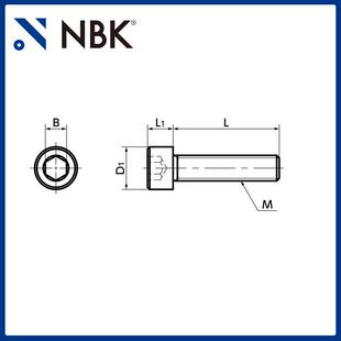 SUS316L NBK 防烧结粘连紧固件 表面硬化处理 内六角螺栓 SNSL
