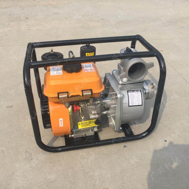菜园水泵抽排污用的水KFA泵 稼灌溉抽水泵小型柴抽庄油自吸泵