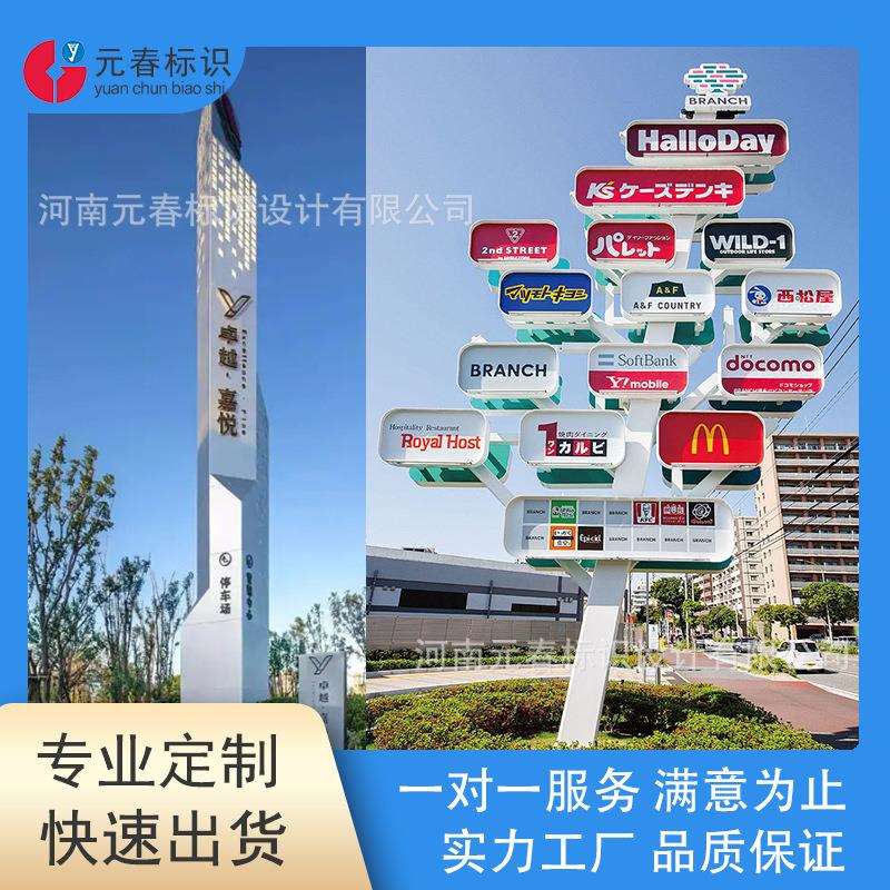 指示牌精神堡垒导视牌玻璃钢雕塑创意烤漆景区风向标广告牌立体图片