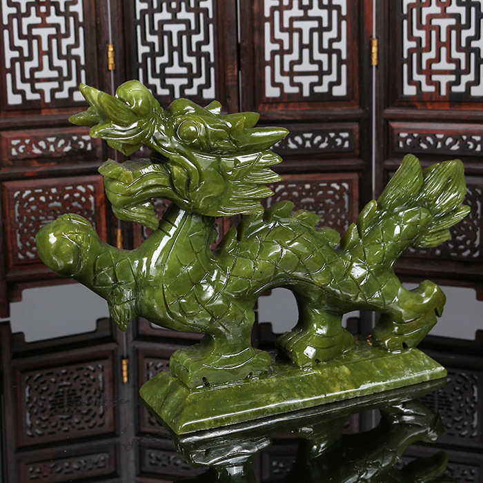 玉龙办公室工艺品摆件南玉石装饰品摆设家居