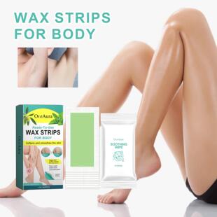 OceAura for Arms Strips Legs Wax Removal Hair Underarms