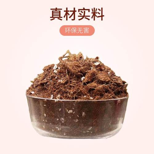 玫瑰月季土种植土绣球铁线莲泥炭粗椰壳花卉专用营养土疏松透气