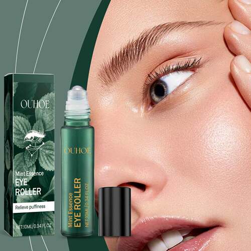 OUHOE Peppermint Eye Care Essence Roller - Moisturizing and