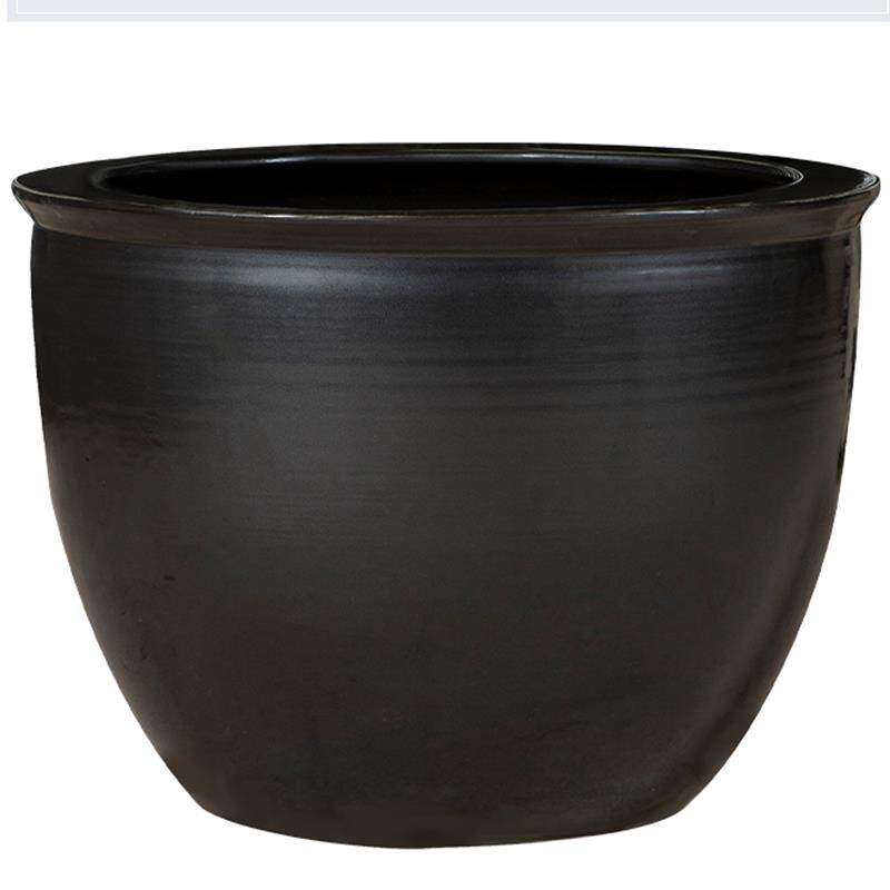 高档景德镇陶瓷鱼缸缸锦鲤缸乌缸荷花睡莲水缸龟缸客厅酒店装饰品