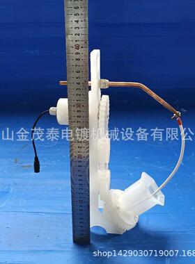 微型工件专用开口式滚镀机，0.1mm工件在烧杯水勺中试镀镀滚镀机