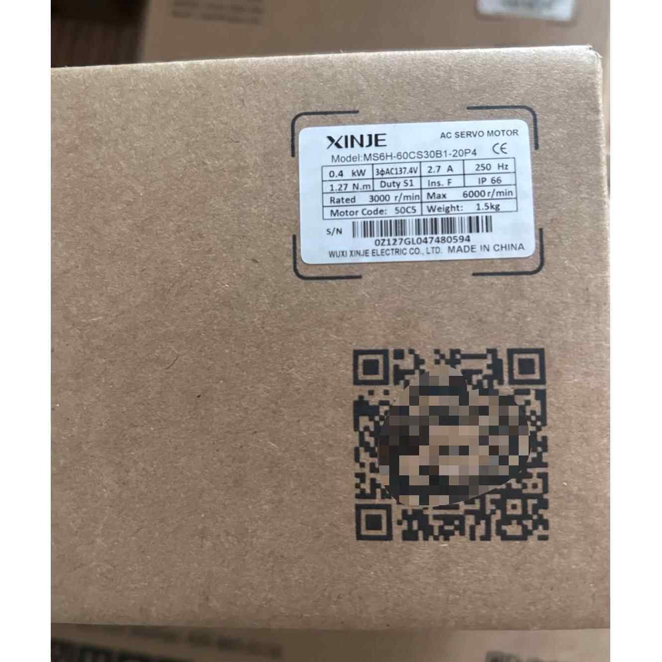 信捷伺服马达400w 750w驱动器 MS6H-60CS30B1-20P4全新原装