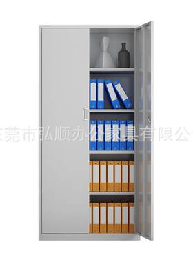 钢制文件柜铁皮柜子办公室书柜凭证柜档案柜上玻下铁资料柜文件柜