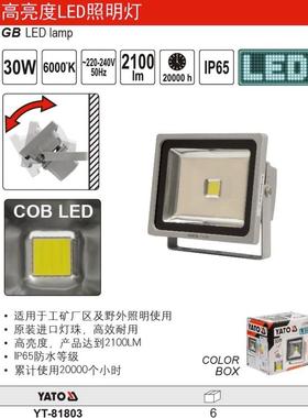 易尔拓LED投光灯户外防水招牌路灯照明YT-81803 81806YT-81804