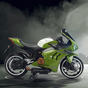 高档玩超大号儿童电动摩托车3 12岁男女宝宝小孩可坐电大人充童款