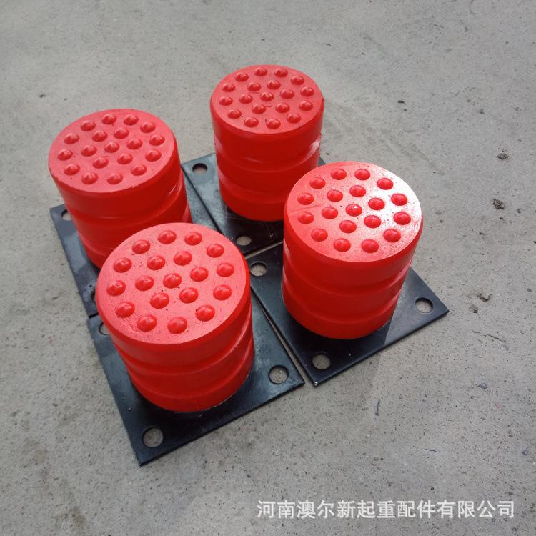 大量聚氨酯螺栓型缓冲器行车缓冲碰头铁板聚氨脂缓冲器