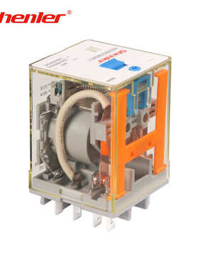 中间reh220v6my4nj继电器脚申三项继电器交流dc24v11直流乐脚功率