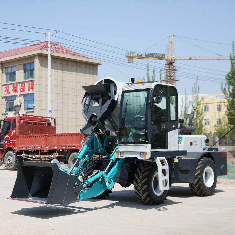 零售自上料混凝土搅拌车混泥土水泥搅拌机4方全自动小型罐车