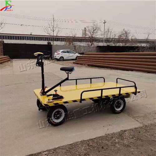 动可近退电平板运输车 区区矿四轮工具车厂 座驾式装卸前进后退车