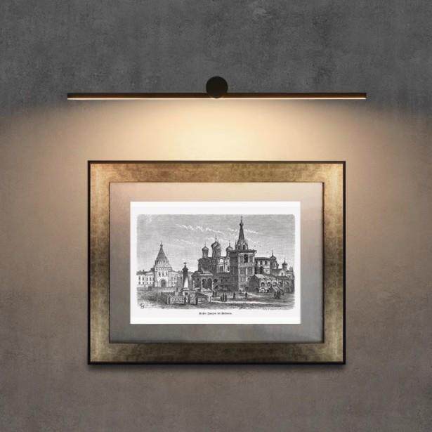 镜前灯免布线画展灯长条壁灯北欧壁画灯简约现代照画背景墙挂画灯