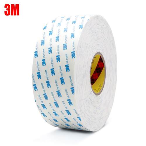 胶条pe泡棉双面胶1600t泡棉双面胶胶带强力无痕挂钩胶 白色