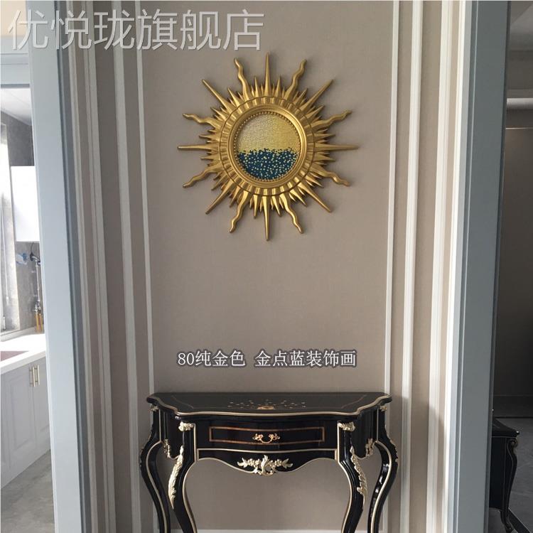 网红美式饰画奢酒店客景背装墙壁挂画北厅欧太玄关过道挂饰阳花轻