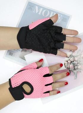 Gym Training Cycling Fingerless Gloves Non-slip Bodybuilding