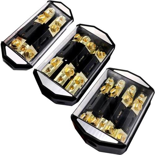 音响改装汽车音响保险丝座优质一分二大保险片保险盒大功率保险