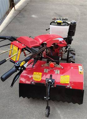 95型柴油四驱微耕机山地林田园松土旋TRU耕机1自走地式翻耕机